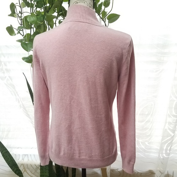 Vineyard Vines Pink Preppy Zip Sweatshirt Jacket - Picture 4 of 5